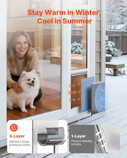 Vevor Metal Dog Door