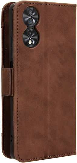 Tel1 Tcl 40 Nxtpaper 4g Skin Feel Калъф Книга Кафяв