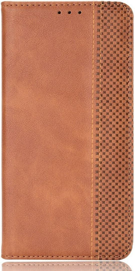 Tel1 Tcl 405 406 408 Magnetic Buckle Retro Texture Book Case Brown