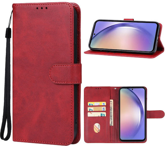 Tel1 Samsung Galaxy A55 5g Калъф Книга Бордо