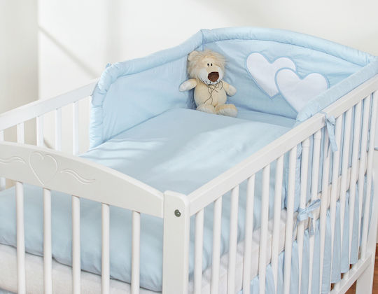 Bobono Set Pentru Patut Blue Hearts 3 Bucăți