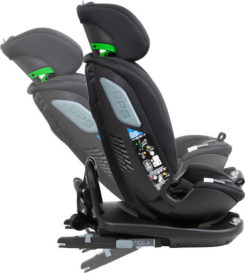 Asalvo Panafix Car Seat i-Size with Isofix Black 0-36 kg