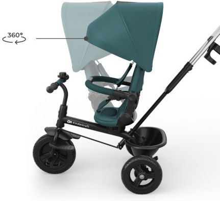 Kinderkraft Aston 2 Plus Μετατρεπόμενο με Χειρολαβή Γονέα για 5+ Ετών Πράσινο