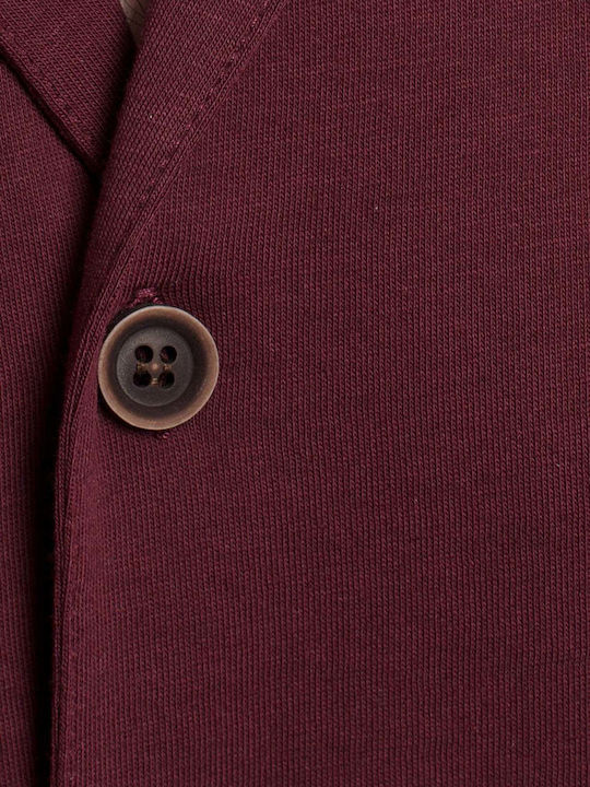 Sofiaman Pijamale de Vară pentru Bărbați Bordeaux