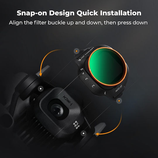 K&F Concept ND VND ND32 Lens Filter for DJI Mini 5 Pro