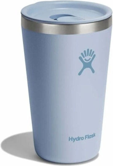 Hydro Flask All Around Handled Tumbler Thermos Stainless Steel 473ml Surf with Straw and Handle
