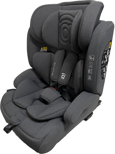 Asalvo Route Fix Car Seat i-Size with Isofix Gray 9-36 kg