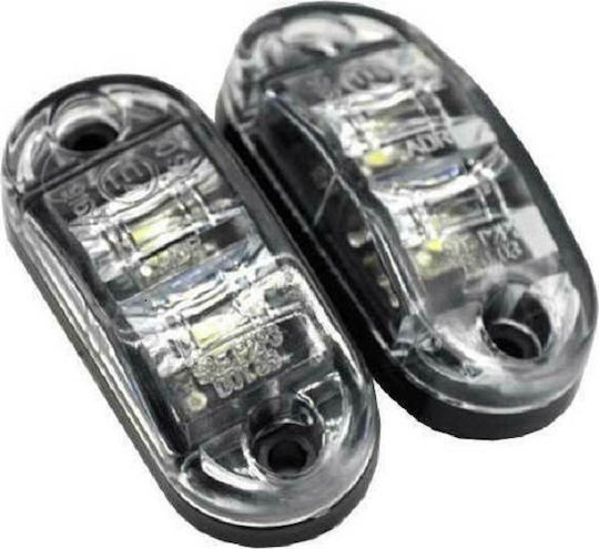 Set Trailer Lights LED Waterproof with Screws 2 Pieces