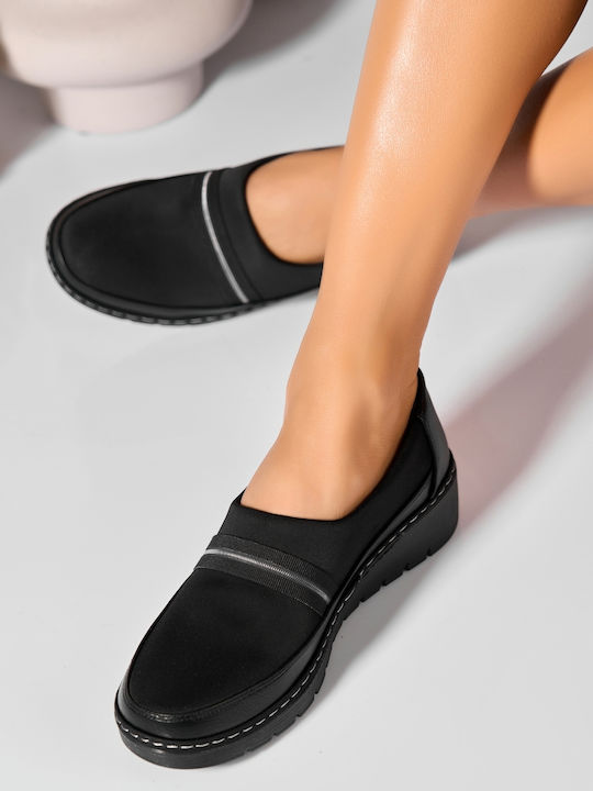 Women's Moccasins In Black Colour