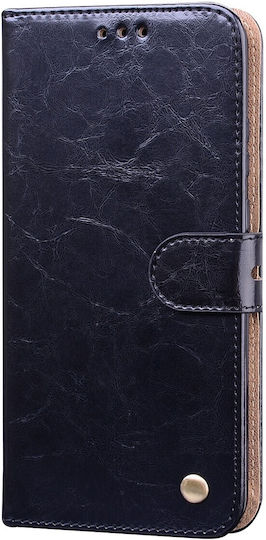 Book Tempered Glass Μαύρο (Poco M4 Pro)