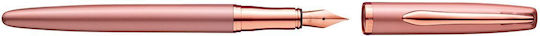 Pelikan Jazz Πένα Γραφής Medium Ροζ με Ροζ Μελάνι