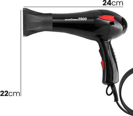Avizar Corded Hair Dryer 820w Thermal Control Air Concentrator Black