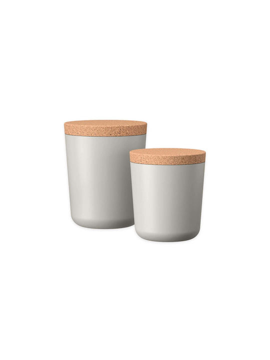 Ekobo Claro Kunststoff Mittagsboxen Grau