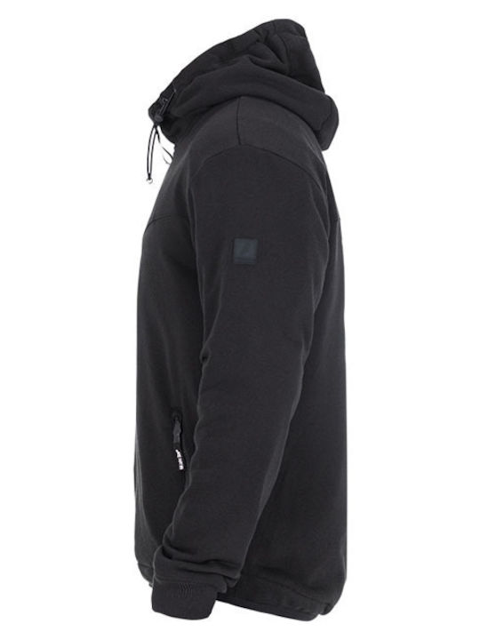 John Doe XTM Hoodie V3 Ανδρικό Μπουφάν Μηχανής Softshell 4 Εποχών Μαύρο
