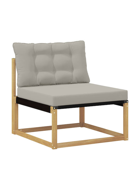 Ecksofa für Outdoor-Hölzernes mit Kissen 408x170.5x73cm