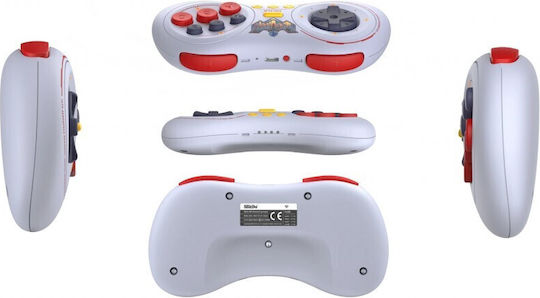8Bitdo M30 Жичен Геймпад за Android / PC / Switch Бял