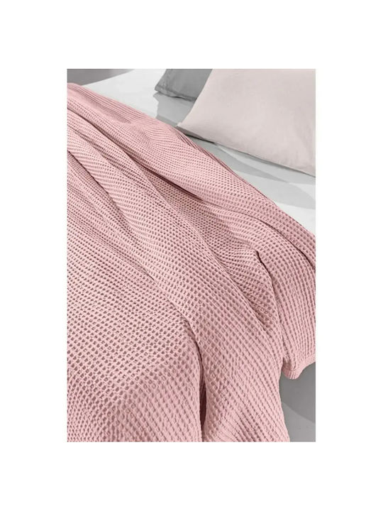 Guy Laroche Eternity Decke Piqué Einzeln 160x240cm Misty Rosa