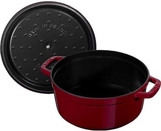 Staub La Cocotte Γάστρα Στρογγυλή Μαντεμένια 3.85lt