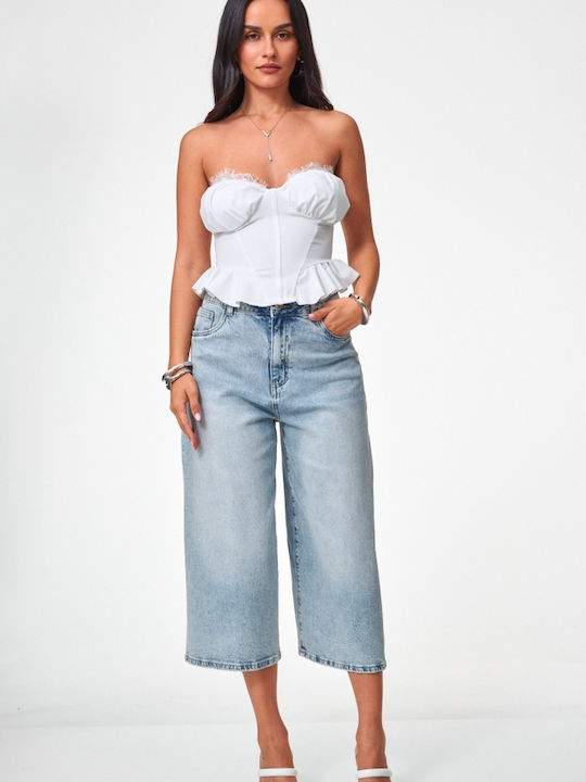 Women's Crop Top White