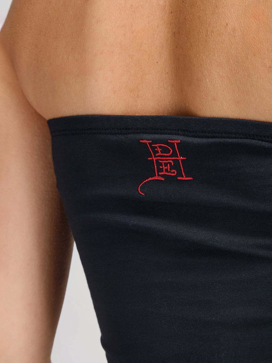 Γυναικείο Crop Top Μαύρο