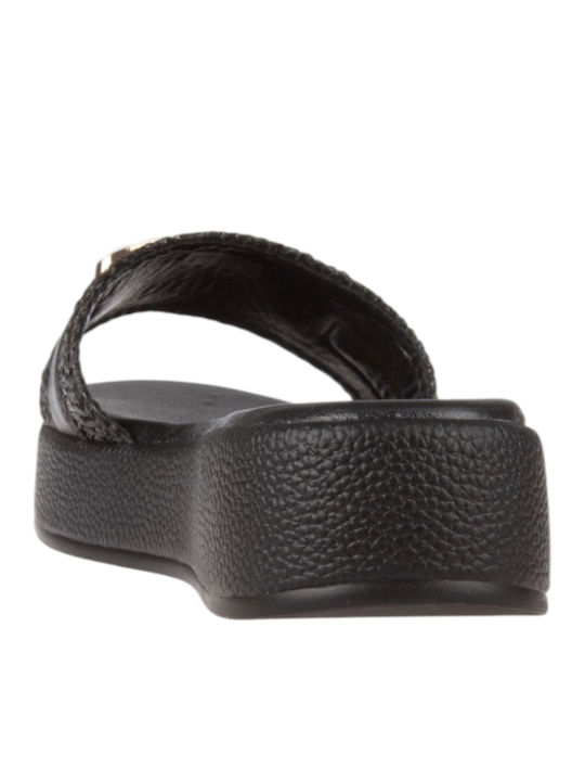 Women's Flat Sandals Flatforms Black
