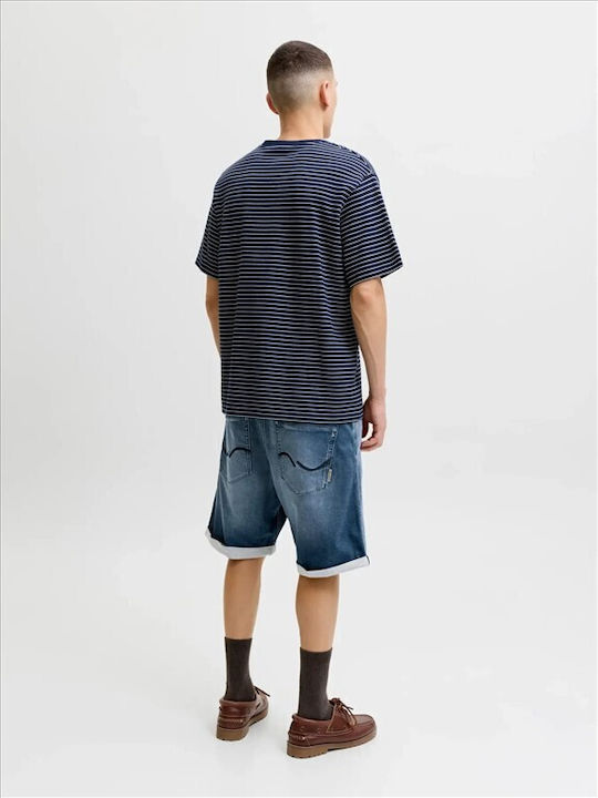Men's Denim Bermuda Shorts Blue Denim