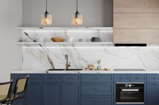 Light Home Κρεμαστό Φωτιστικό Μαύρο με Ντουί E27