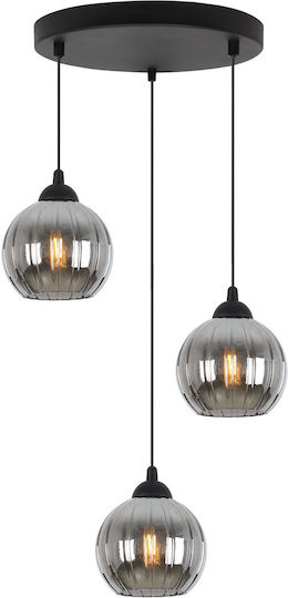 Light Home Κρεμαστό Φωτιστικό Μαύρο με Ντουί E27
