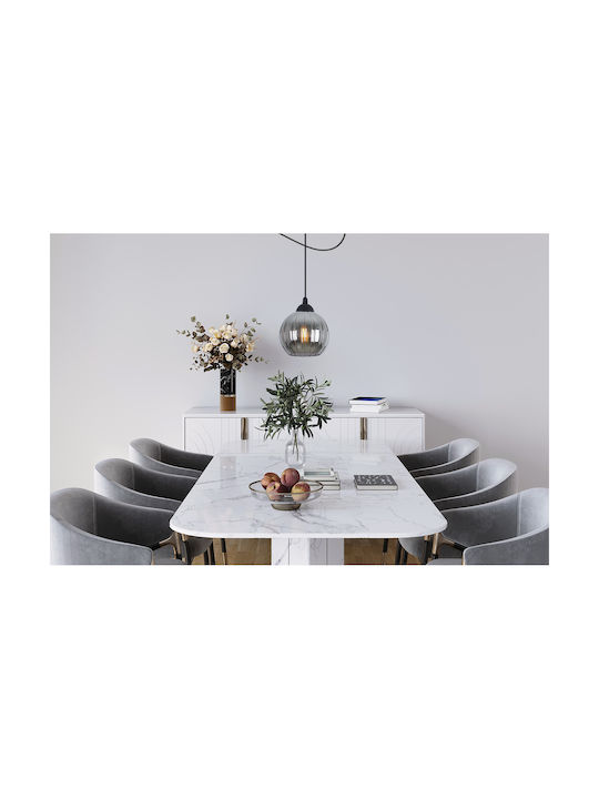 Light Home Κρεμαστό Φωτιστικό Μαύρο με Ντουί E27