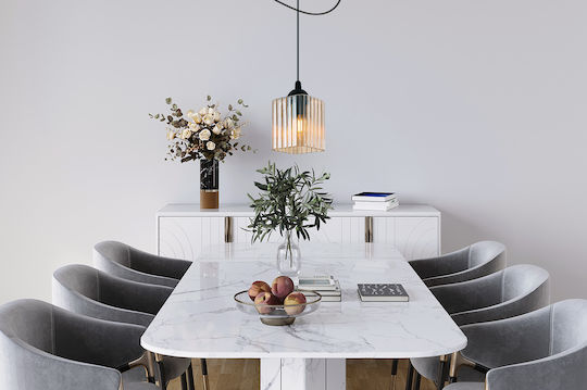 Light Home Κρεμαστό Φωτιστικό Μαύρο με Ντουί E27
