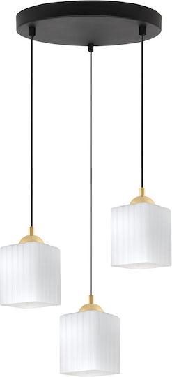 Light Home Κρεμαστό Φωτιστικό Μαύρο με Ντουί E27