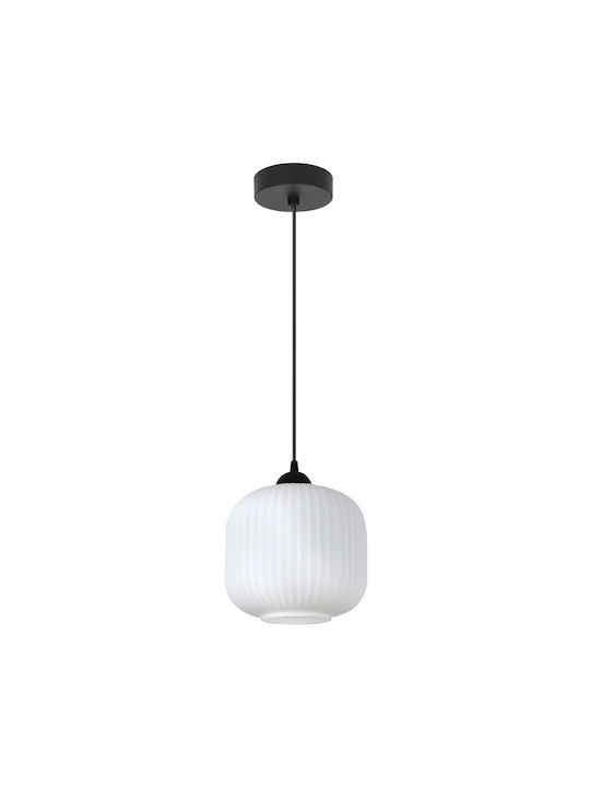 Light Home Κρεμαστό Φωτιστικό Μαύρο με Ντουί E27