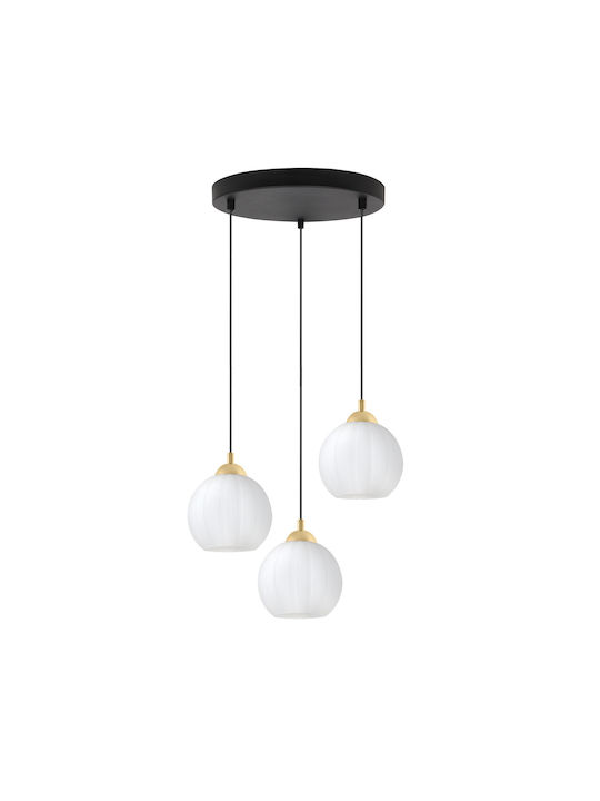 Light Home Висящо Осветително Тяло Черно с Цокъл E27