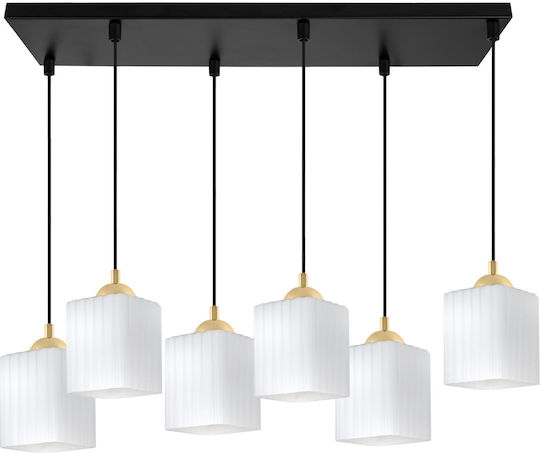 Light Home Κρεμαστό Φωτιστικό Μαύρο με Ντουί E27