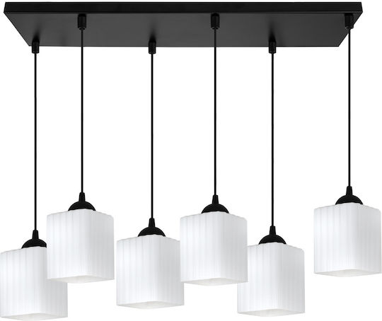 Light Home Κρεμαστό Φωτιστικό Μαύρο με Ντουί E27