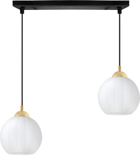 Light Home Deckenleuchte Schwarz mit Lampenbirnensockel E27