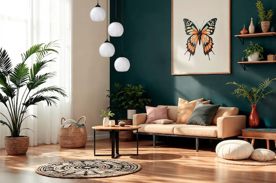 Light Home Κρεμαστό Φωτιστικό Μαύρο με Ντουί E27