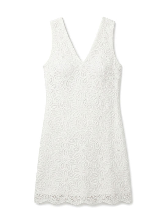 Damenkleid Twenty-29 Sommer Mini Ecru