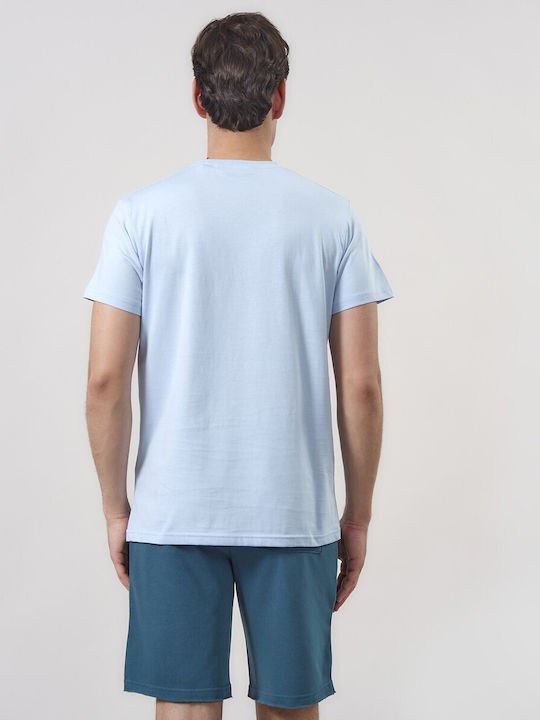 T-shirt Γαλαζιο