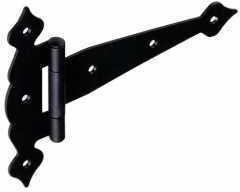 Domax Decorative Triangle Hinge 125mm Black Chests