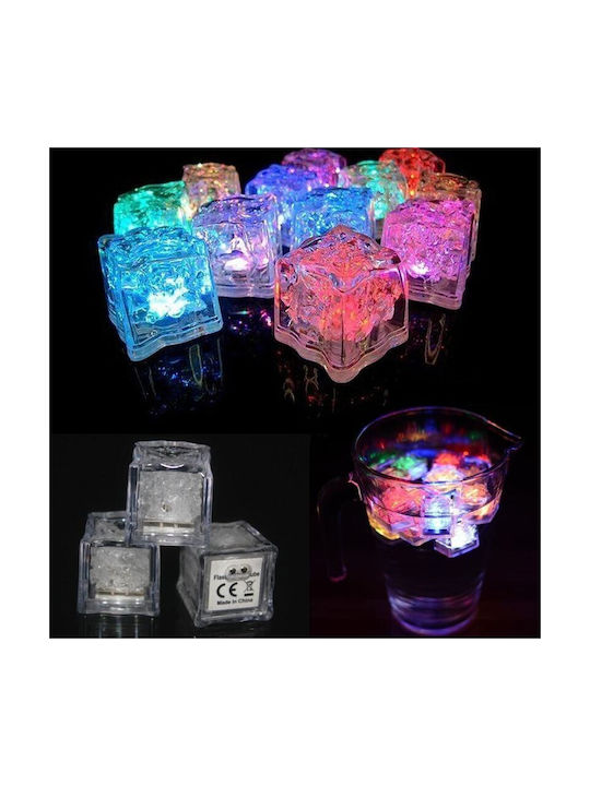Διακοσμητικό Φωτιστικό LED RGB 12τμχ 2.7x2.7εκ.