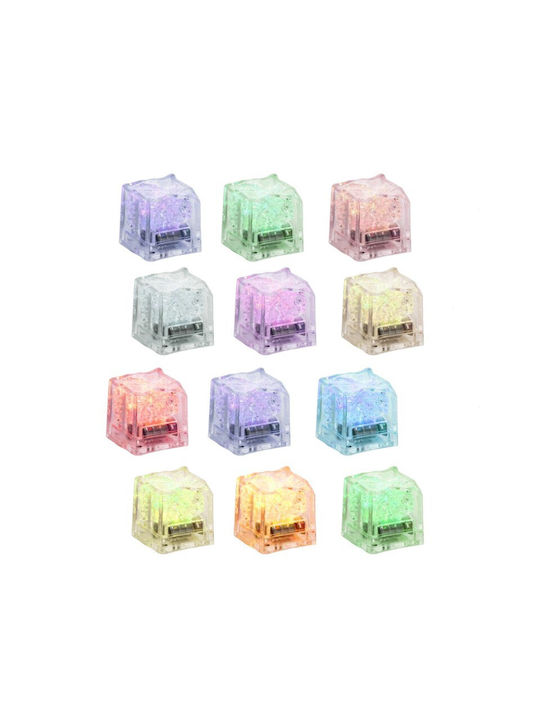 Διακοσμητικό Φωτιστικό LED RGB 12τμχ 2.7x2.7εκ.