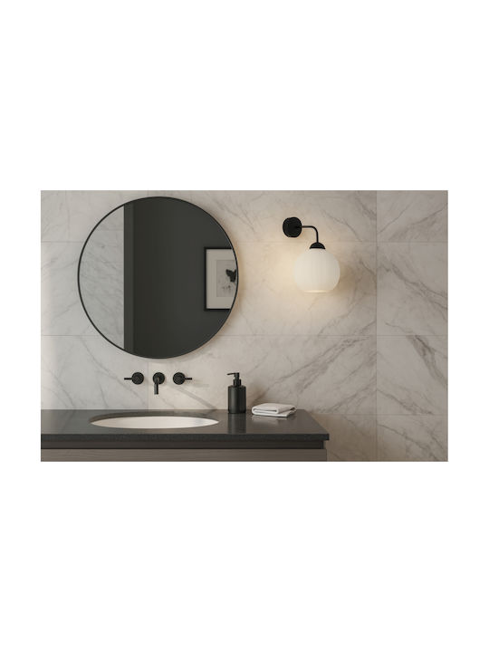Light Home Μοντέρνο Φωτιστικό Τοίχου με Ντουί E27 Μαύρο