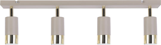 Light Home Σποτ με Ντουί GU10 σε Χρυσό Χρώμα