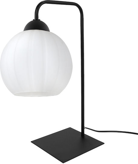 Light Home Table Lamp for E27 Fitting with Black Shade and Base