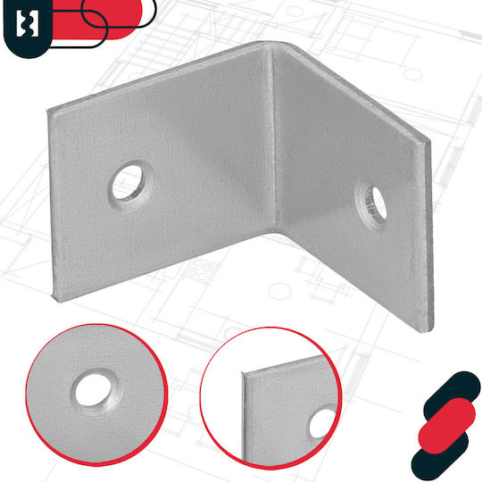 Kotarbau Connector for Pergola Made of Steel 3x3cm 50 Pieces