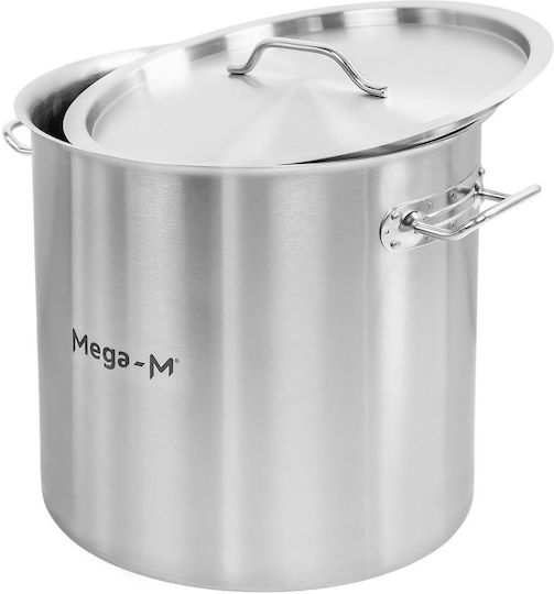Mega-M Oală Comercială Capacitate 25lt cu Diametru 32cm și Înălțime 32cm