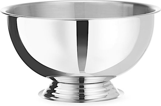 Weinkühler Silber 13lt mit Abmessungen 39,3x39,3x21,4cm