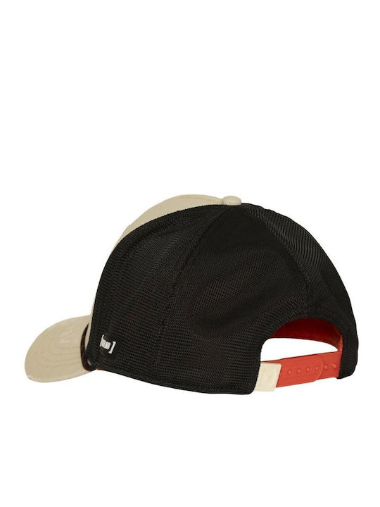 Capslab Wise Wolf Trucker Καπέλο Cl Bea3 1 Pct Wisb Μπεζ Cl Bea3 1 Pct Wis-beige
