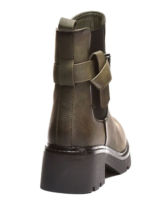 Damen Chelsea-Stiefel Grüne